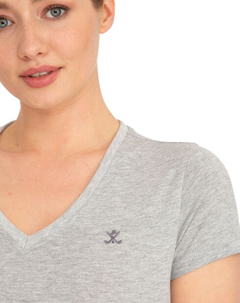 T-Shirt Supreme gris melange