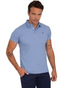 Polo Interlok bleu clair