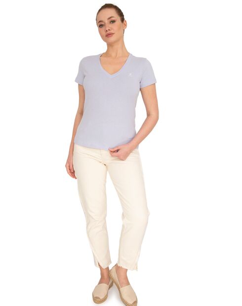 T-Shirt Supreme lilas