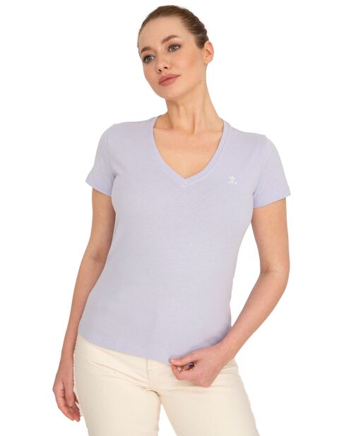 T-Shirt Supreme lilas