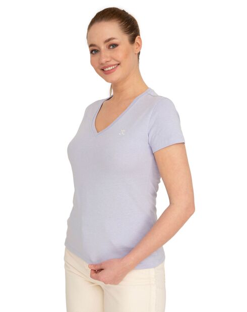 T-Shirt Supreme lilas