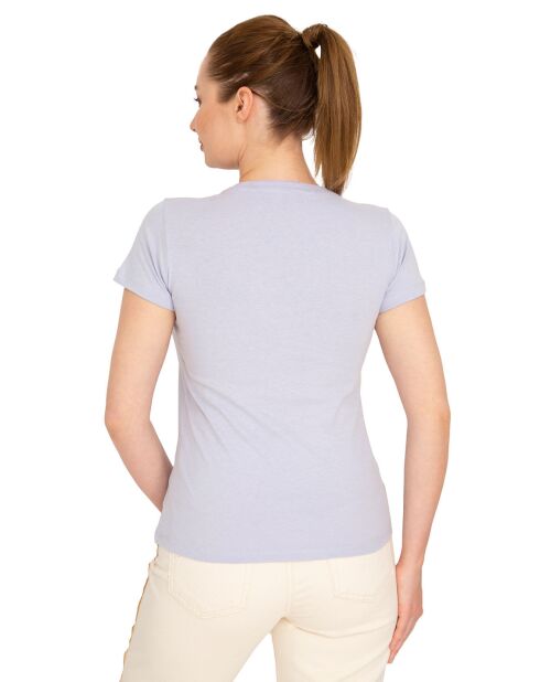 T-Shirt Supreme lilas