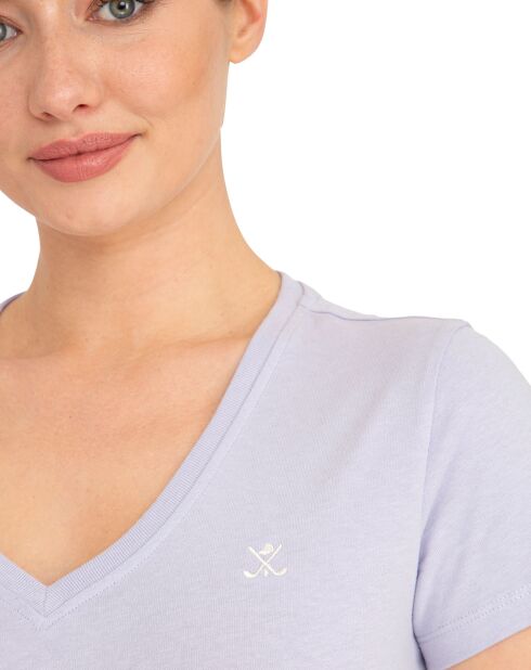 T-Shirt Supreme lilas