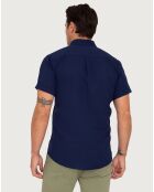 Chemise Lokko marine