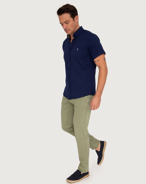 Chemise Lokko marine