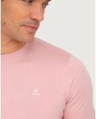 3 T-Shirts Purgs rose/bleu/blanc casse