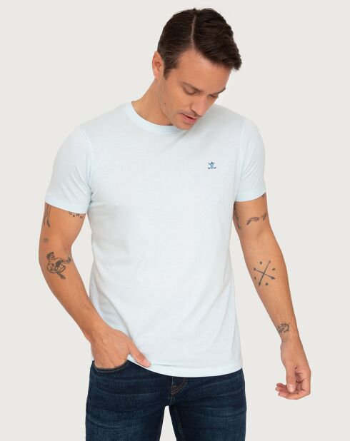 3 T-Shirts Purgs rose/bleu/blanc casse