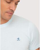 3 T-Shirts Purgs rose/bleu/blanc casse