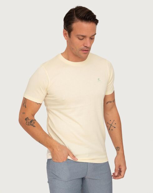 3 T-Shirts Purgs rose/bleu/blanc casse