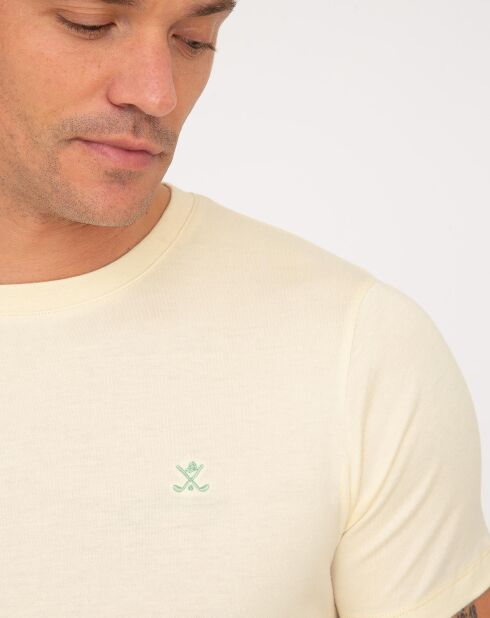 3 T-Shirts Purgs rose/bleu/blanc casse