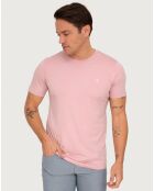 3 T-Shirts Purgs rose/bleu/blanc casse