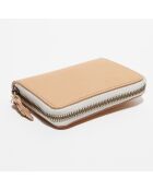 Portefeuille en Cuir Pat Fico latte -  14x2x10 cm