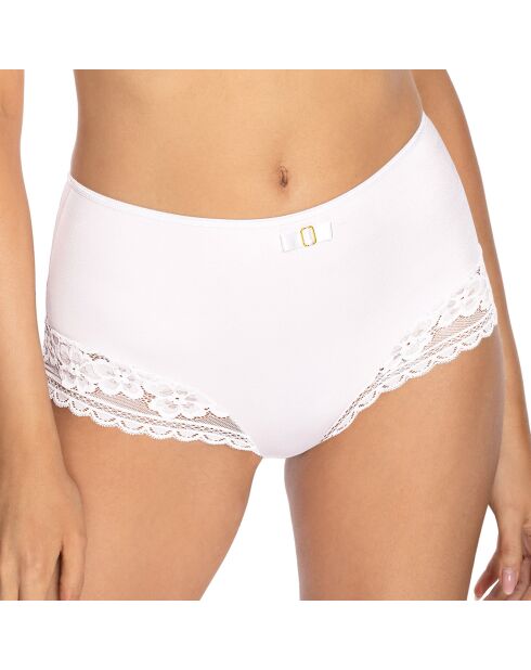 Gizela weißes Höschen mit hoher Taille