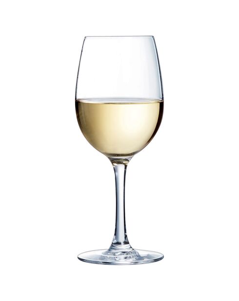 6 Verres à pied Cabernet Tulipe transparents - 25cl