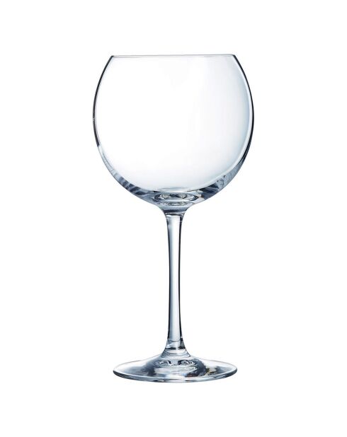 6 Verres à pied Cabernet Ballon transparents - 58cl