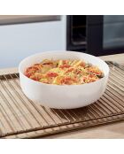 2 Plats de cuisson Smart Cuisine Diwali blancs - 22x22x6.8 cm