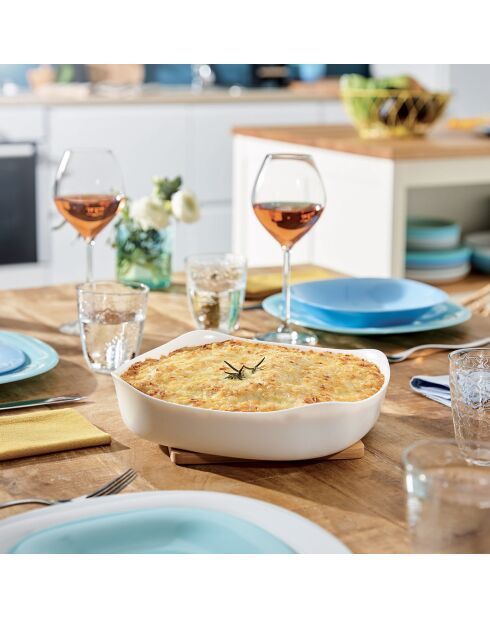 Smart Cuisine Carine witte ovenschaal - 28,6x28,6x5,8 cm