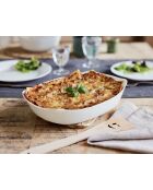 2 Smart Cuisine Carine witte ovenschalen - 29x29x5,7 cm