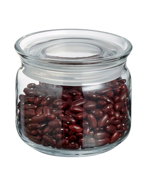 2 durchsichtige Pure Jar Glasbehälter - 50cl