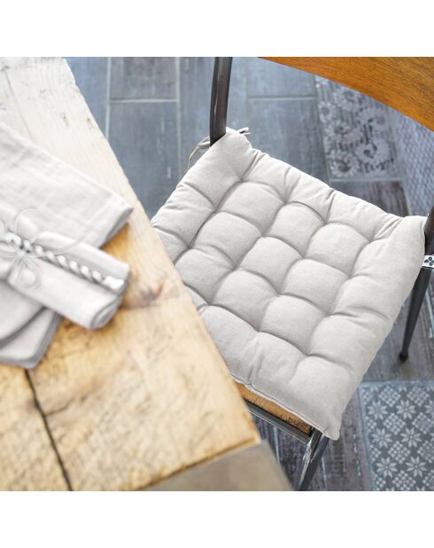 Seduta trapuntata Kala Nuage grigia