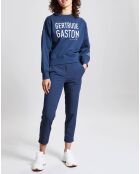 Pantalon Flore bleu
