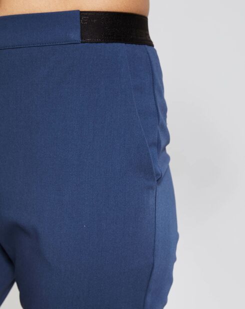 Pantalon Flore bleu