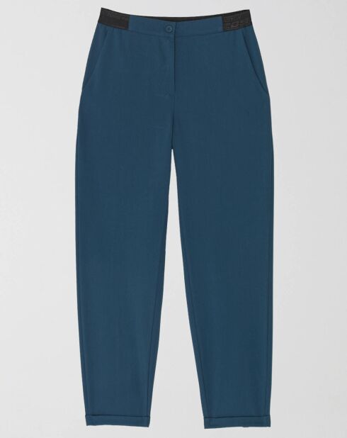 Pantalon Flore bleu