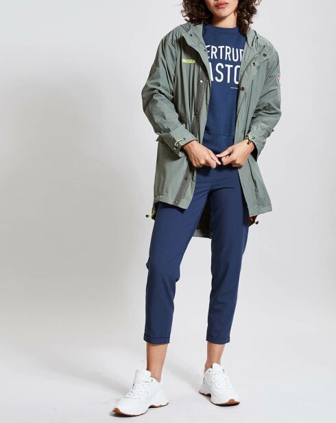 Giacca mista verde Gabriel