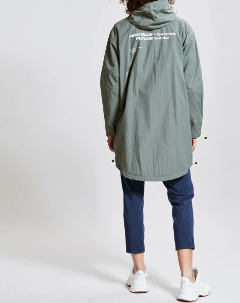 Giacca mista verde Gabriel