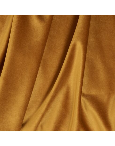 Jakob mosterdgele fluwelen 3-zitsbank - 189x85x77 cm