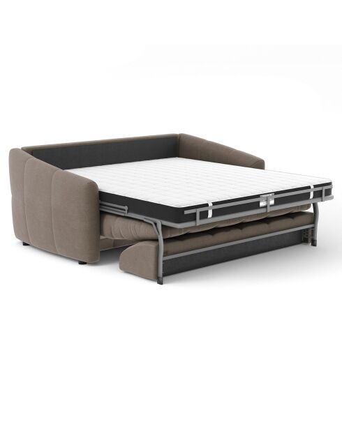 Expresso-Matratze Nora aus Stoff von Trame, 225 x 108 x 88 cm, taupefarben