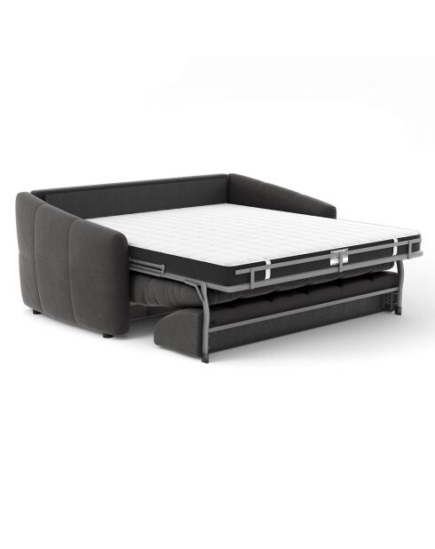 Trame Stoffsofa Convertible Express Nora Matratze Anthrazitgrau - 205x108x88 cm