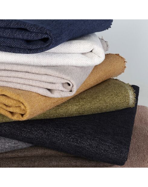 Unic 3-Sitzer-Sofa aus gewebtem Stoff, 220 x 92 x 83 cm, beige