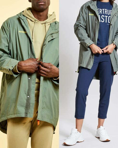 Giacca mista verde Gabriel