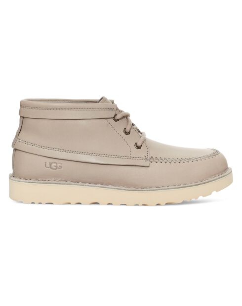 Chaussures en Cuir Campout Chukka Uld taupe