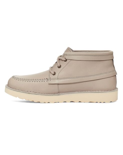 Chaussures en Cuir Campout Chukka Uld taupe