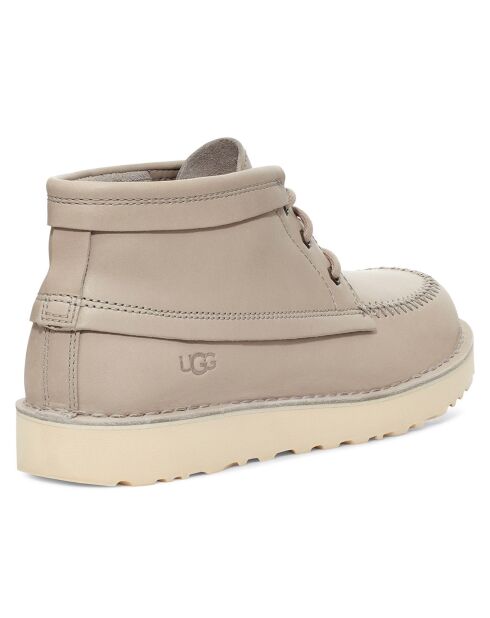 Chaussures en Cuir Campout Chukka Uld taupe