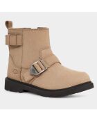 Boots en Velours de Cuir Ashton Short Weather sable