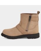 Boots en Velours de Cuir Ashton Short Weather sable