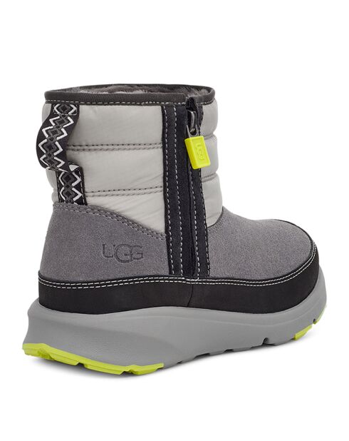 Boots fourrées en Velours de Cuir Truckee Weather grises