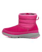 Boots fourrées en Velours de Cuir Truckee Weather roses