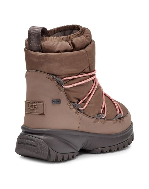 Boots imperméable Yose Puffer Mid marron