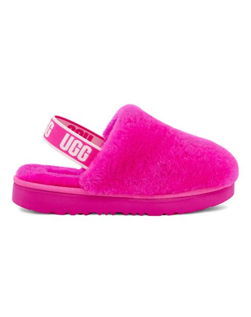 Chaussons en Peau de Mouton Fluff Yeah Clog roses