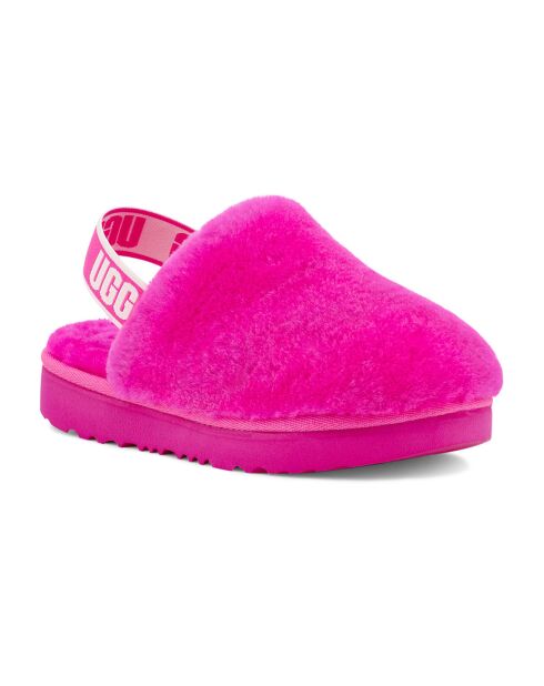 Chaussons en Peau de Mouton Fluff Yeah Clog roses