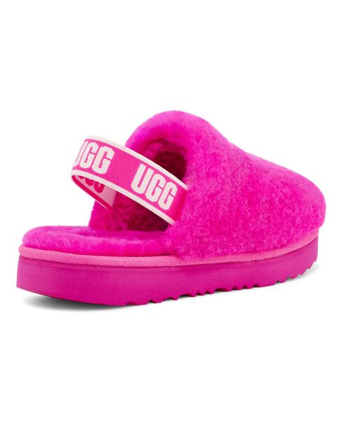 Chaussons en Peau de Mouton Fluff Yeah Clog roses