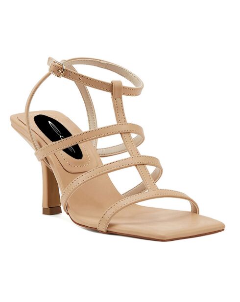 Emma Nude-Sandalen - 8,5 cm Absatz