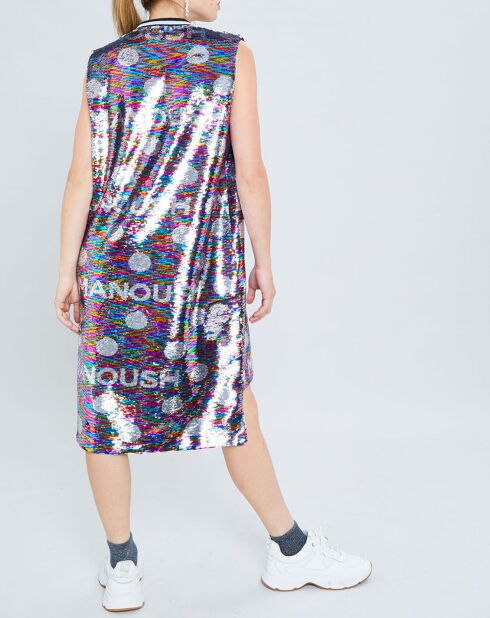 Robe Sparkle en sequins multicolore