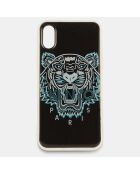Coque Iphone X/Xs Tiger Resin 3D noire