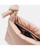 Sac Porté Epaule Lady Double Satin rose clair - 27x40x8 cm