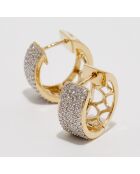 Laufey 0.50 ct geelgouden diamanten oorbellen